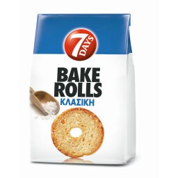 Σνακ Bake Rolls Αλάτι 150g