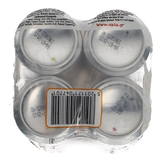 ΕΨΑ | ΑΝΑΨΥΚΤΙΚΟ ΠΟΡΤΟΚΑΛΑΔΑ ΚΟΚΚΙΝΟ ΜΕ ΑΝΘΡΑΚΙΚΟ ΚΟΥΤΙ 4 X 330 ML