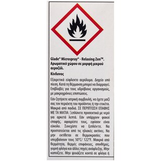 GLADE | ΑΠΟΣΜΗΤΙΚΟ ΧΩΡΟΥ MICRO RELAXING ZEN ΑΝΤΑΛΛΑΚΤΙΚΟ 10 ML