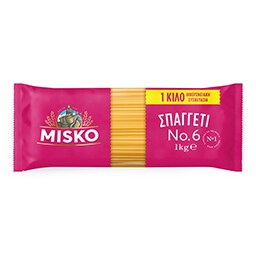 MISKO | Μακαρόνια Σπαγγέτι Νο 6 1 Kg