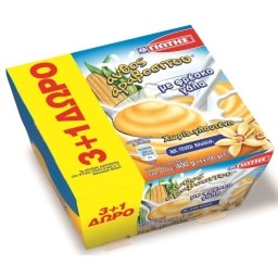 ΓΙΩΤΗΣ | Άνθος Αραβοσίτου Βανίλια 4x100g 3+1 Δώρο