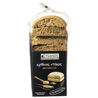 ΤΣΑΝΟΣ | RUSK DAKOS TYPE BARLEY 700G