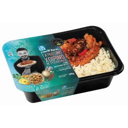 ΑΒ YOU'LL LOVE | Γλυκόξινο Χοιρινό Με Λαχανικά Και Ρύζι 395gr