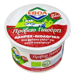 ΕΒΟΛ | ΓΙΑΟΥΡΤΙ ΛΕΥΚΟ ΠΡΟΒΕΙΟ ΒΙΟΛΟΓΙΚΟ 190 GR