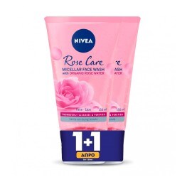 NIVEA | Gel Καθαρισμού Προσώπου Rose Care Micellar 150ml 1+1 Δώρο