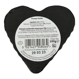 WYKEFARMS | Τυρί Cheddar Reserve Σχήμα Καρδιάς 100g