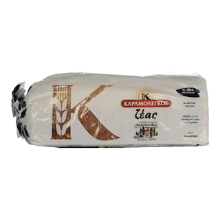 ΚΑΡΑΜΟΛΕΓΚΟΣ | KARAMOLEGKOS SL. BREAD ZEAS 500G 0.3Ε  50 GR