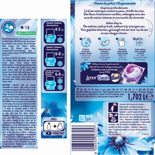 LENOR | Συμπυκνωμένο Μαλακτικό Fresh Ocean Escape 74 Μεζούρες