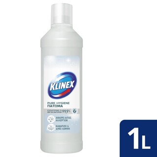 KLINEX | Καθαριστικό Πατώματος Pure Hygiene 1lt Έκπτωση 35%