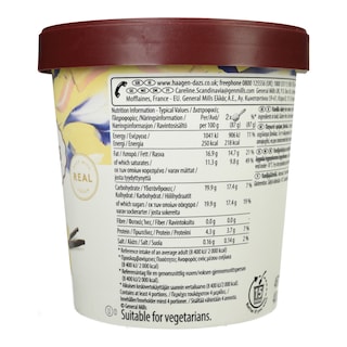 HAAGEN DAZS | . ΒΑΝΙΛΙΑ 400 GR