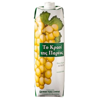 ΤΟ ΚΡΑΣΙ ΤΗΣ ΠΑΡΕΑΣ | ΟΙΝΟΣ ΛΕΥΚΟΣ  1 LT