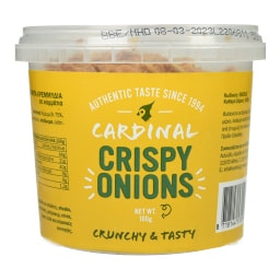 CARDINAL | Τηγανητά Κρεμμύδια σε Κομμάτια 100g