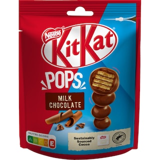 KITKAT | Γκοφρετάκια Pops Σοκολάτα Γάλακτος 140gr