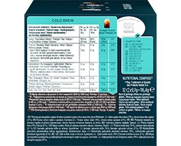 NESCAFE | DOLCE GUSTO | Κάψουλες Καφέ Dolce Gusto Cold Brew 12x9.7g