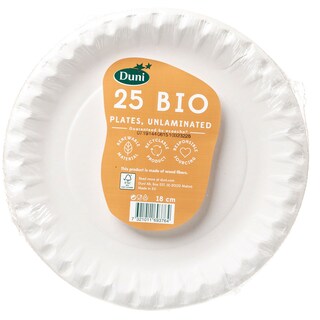 DUNI BIO | ΧΑΡΤΙΝΑ ΠΙΑΤΑ ΒΙΟΔΙΑΣΠΩΜΕΝΑ 25 ΤΕΜ