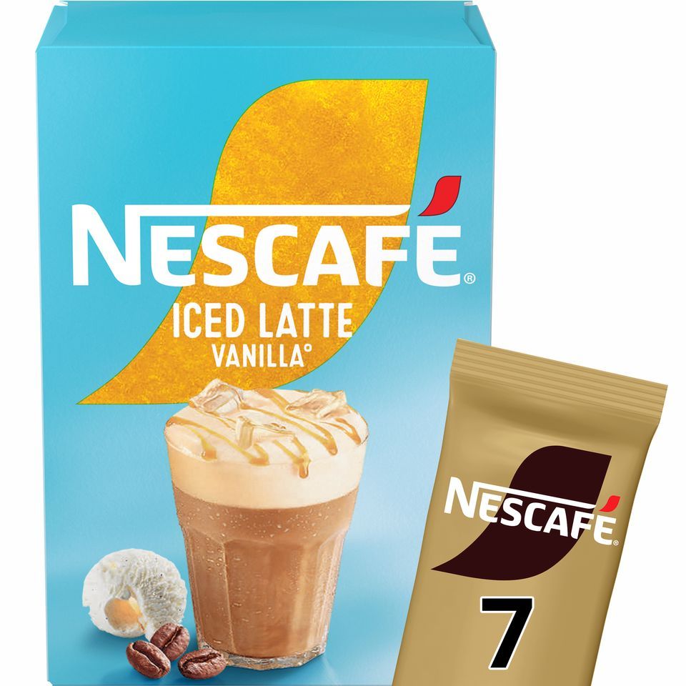 NESCAFE Στιγμιαίος Καφές Gold Iced Latte Vanilla 7x15g