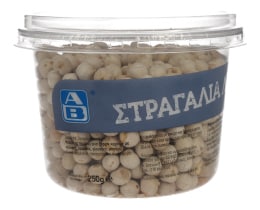 ΑΒ | ΞΗΡΟΙ ΚΑΡΠΟΙ ΣΤΡΑΓΑΛΙ ΛΕΥΚΟ 250 GR