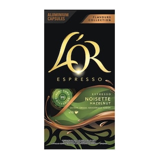 LOR | Κάψουλες Καφέ Espresso Φουντούκι 10x5.2g