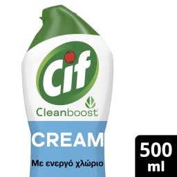 CIF | Κρέμα Γενικού Καθαρισμού Ενεργό Χλώριο 500ml