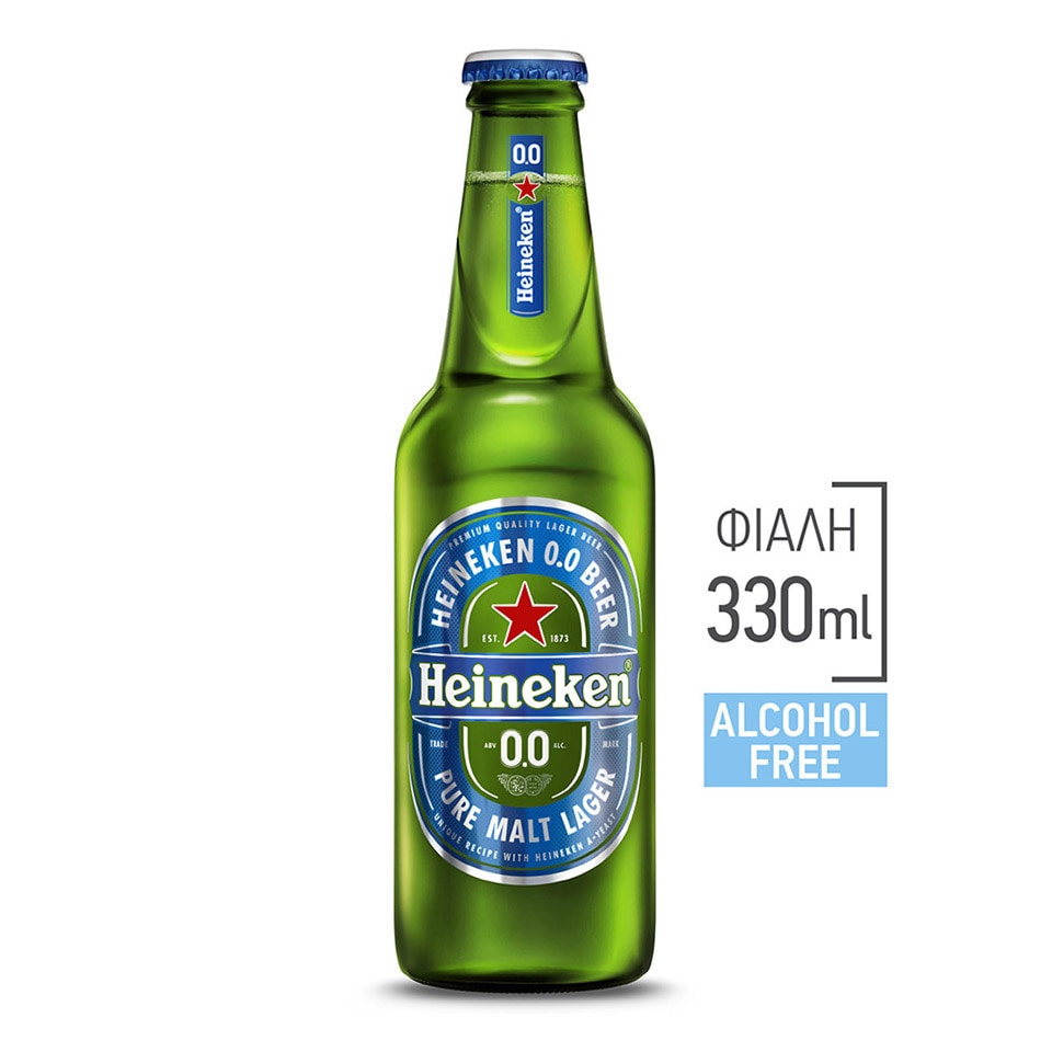 HEINEKEN Μπύρα Χωρίς Αλκοόλ Φιάλη 330ml