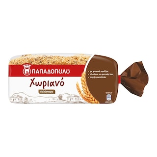 ΠΑΠΑΔΟΠΟΥΛΟΥ | Ψωμί Τοστ Χωριανό Πολύσπορο 540g