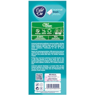 EVERY DAY | Σερβιετάκια Normal Fresh 40+20 Τεμάχια Δώρο