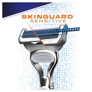 GILLETTE | Ξυριστική Μηχανή Skinguard Sensitive + 2 Ανταλλακτικά 1 Τεμάχιο