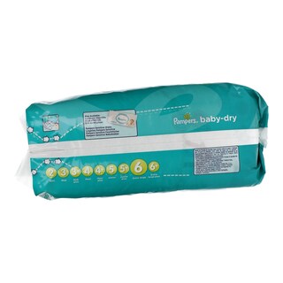 PAMPERS | BABY DRY | ΠΑΝΕΣ ΜΩΡΟΥ EXTRA LARGE 15+ KGR No 6 19 ΤΕΜ