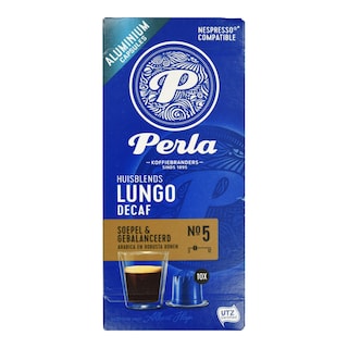 PERLA BEVERAGES | Κάψουλες Καφέ Espresso Lungo Decaf 10x5g