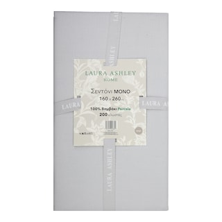 LAURA ASHLEY | Σεντόνι Μονό Βαμβακερό Γκρι 1 Τεμάχιο