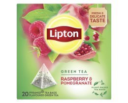 LIPTON | Τσάι Πράσινο Βατόμουρο & Ρόδι 20x1.4g