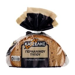 ΚΑΤΣΕΛΗΣ | Ψωμί Τοστ Γερμανικού Τύπου Σταρένιο με Σίκαλη 500g