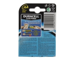 DURACELL | Μπαταρίες Αλκαλικές Ultra Power AA 4 Τεμάχια