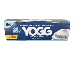 - | Επιδόρπιο Yogg High Protein Natural 2x170g