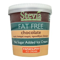 P & P | Παγωτό Στέβια Σοκολάτα Χωρίς Λιπαρά 450g