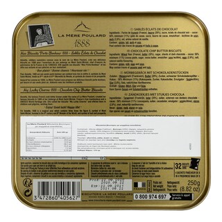 LA MERE POULARD | Μπισκότα Βουτύρου με Σοκολάτα 250g