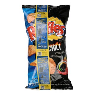 RUFFLES | Τσιπς Κυματιστά Chili 105g