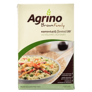 AGRINO | Ρύζι Καστανό Basmati 500 gr
