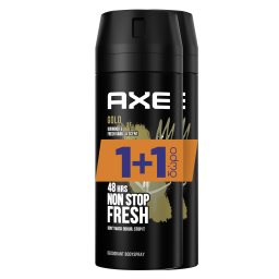 AXE | Αποσμητικό Spray Gold 150ml 1+1 Δώρο