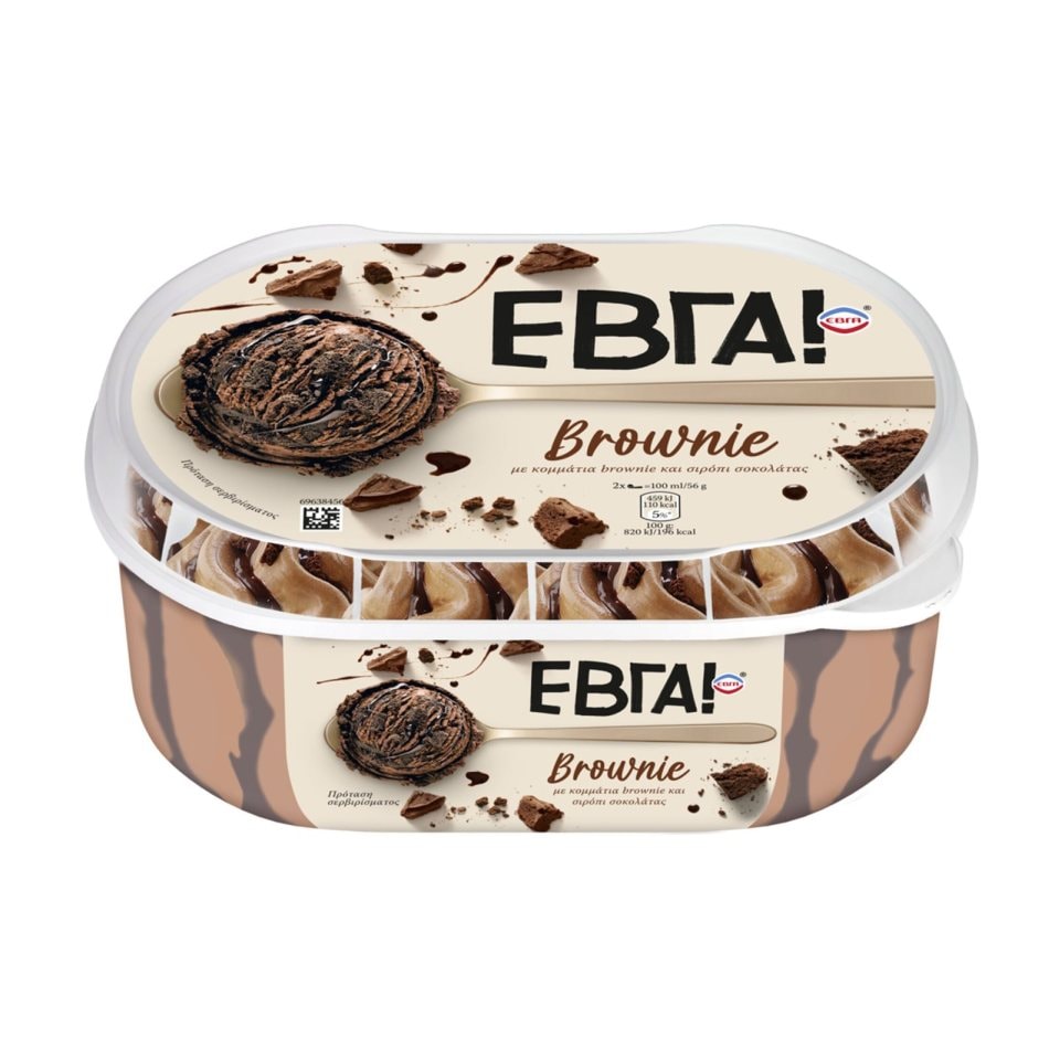 ΕΒΓΑ Παγωτό Brownie 500g