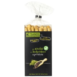 ΤΣΑΝΟΣ | Κριτσίνια με Κινόα & Δενδρολίβανο 120g