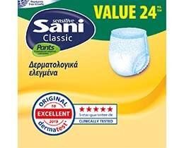SANI | Εσώρουχο Ακράτειας Sensitive Classic Pants Medium 24 Τεμάχια