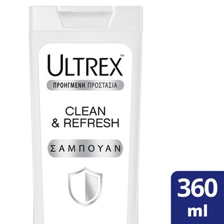 ULTREX | Σαμπουάν Clean & Refresh 360ml