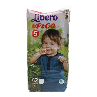 LIBERO | UP & GO | ΠΑΝΕΣ ΒΡΑΚΑΚΙΑ UNISEX 10-14 KGR No 5 42 ΤΕΜ