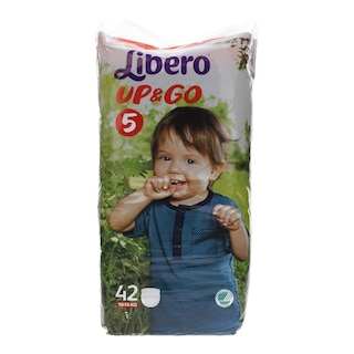 LIBERO | UP & GO | ΠΑΝΕΣ ΒΡΑΚΑΚΙΑ UNISEX 10-14 KGR No 5 42 ΤΕΜ