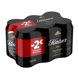 Μπύρα Pilsner Κουτί 6x330ml Έκπτωση 2Ε