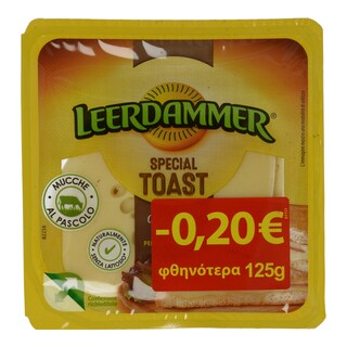 LEERDAMMER | Τυρί Ημίσκληρο Φέτες 125gr Έκπτωση 0.20Ε