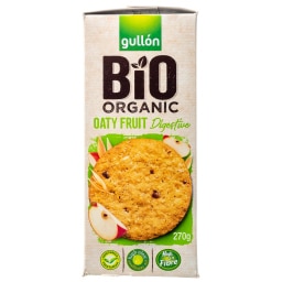 GULLON | Μπισκότα Digestive Bio Βρώμη & Φρούτα 270g