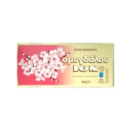 ΙΟΝ | Λευκή Σοκολάτα Αμυγδάλου 90gr