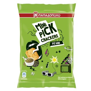 ΠΑΠΑΔΟΠΟΥΛΟΥ | Κράκερς Mini Pick Ρίγανη 90gr